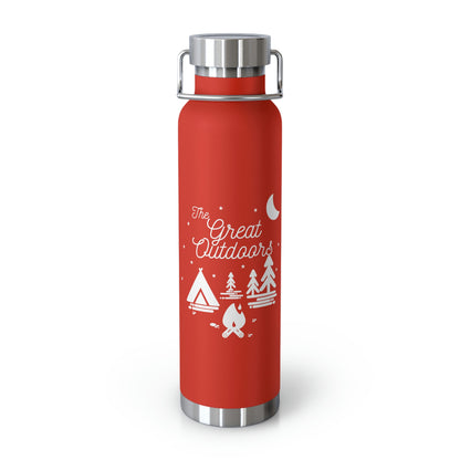 The Great Outdoors - Copper Vacuum Insulated Bottle, 22oz