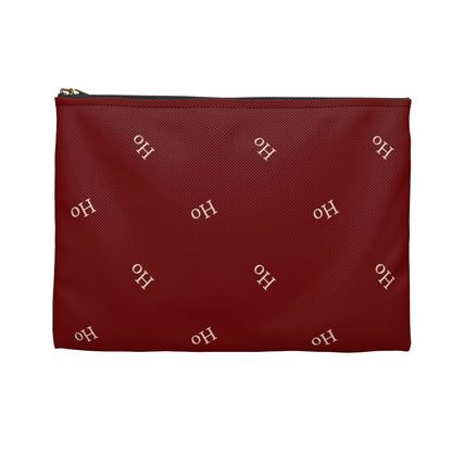 Flat Zipper Pouch - Ho! Ho! Ho!