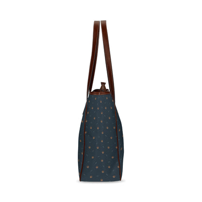 Acorns - Navy Classic Tote Handbag