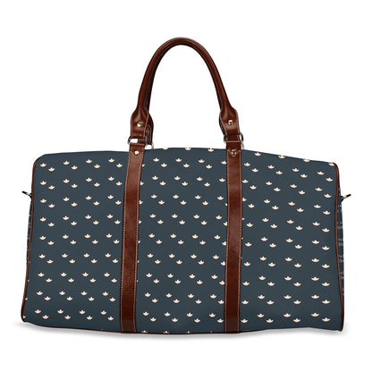 Lotus - Navy Waterproof Travel Bag (Small)