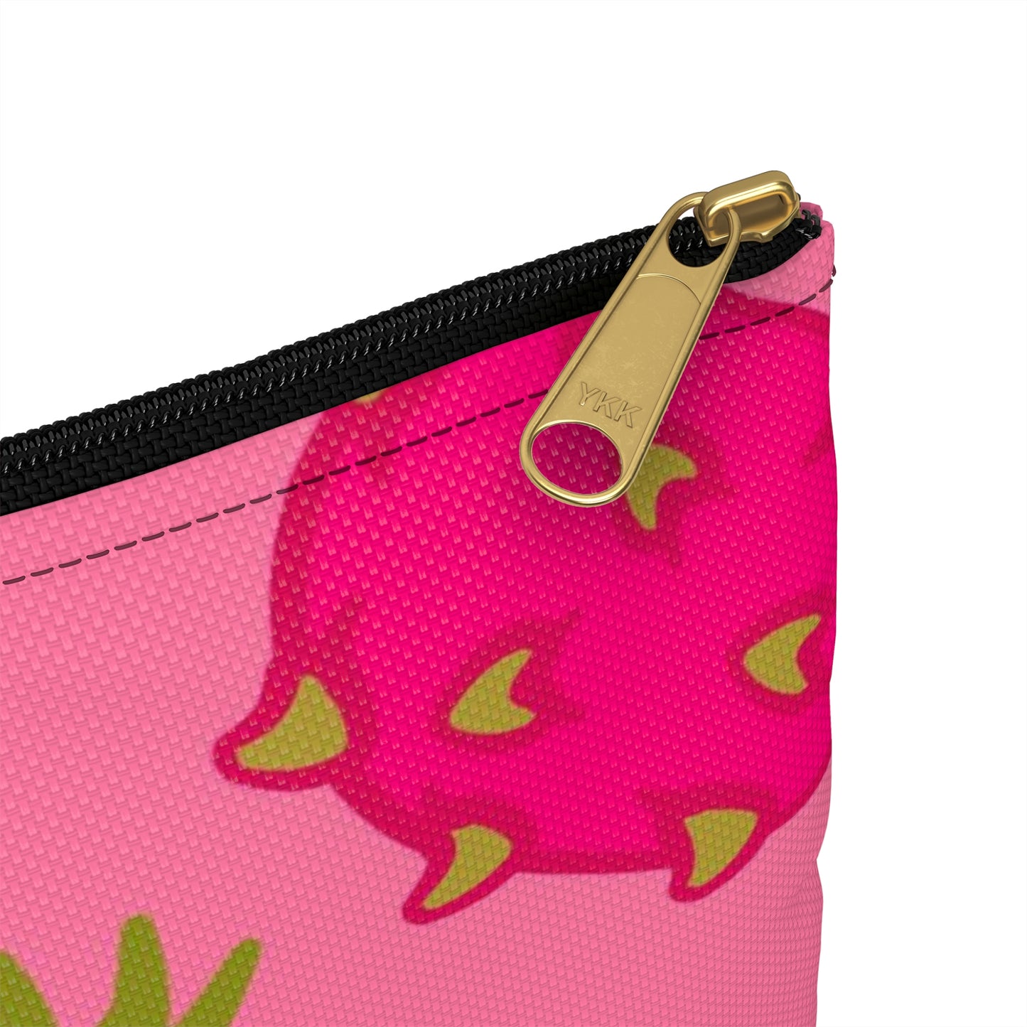 Flat Zipper Pouch - Dragonfruit