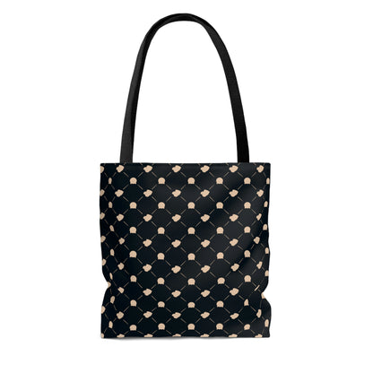 Lightweight Tote Bag - Cat & Dog in Navy