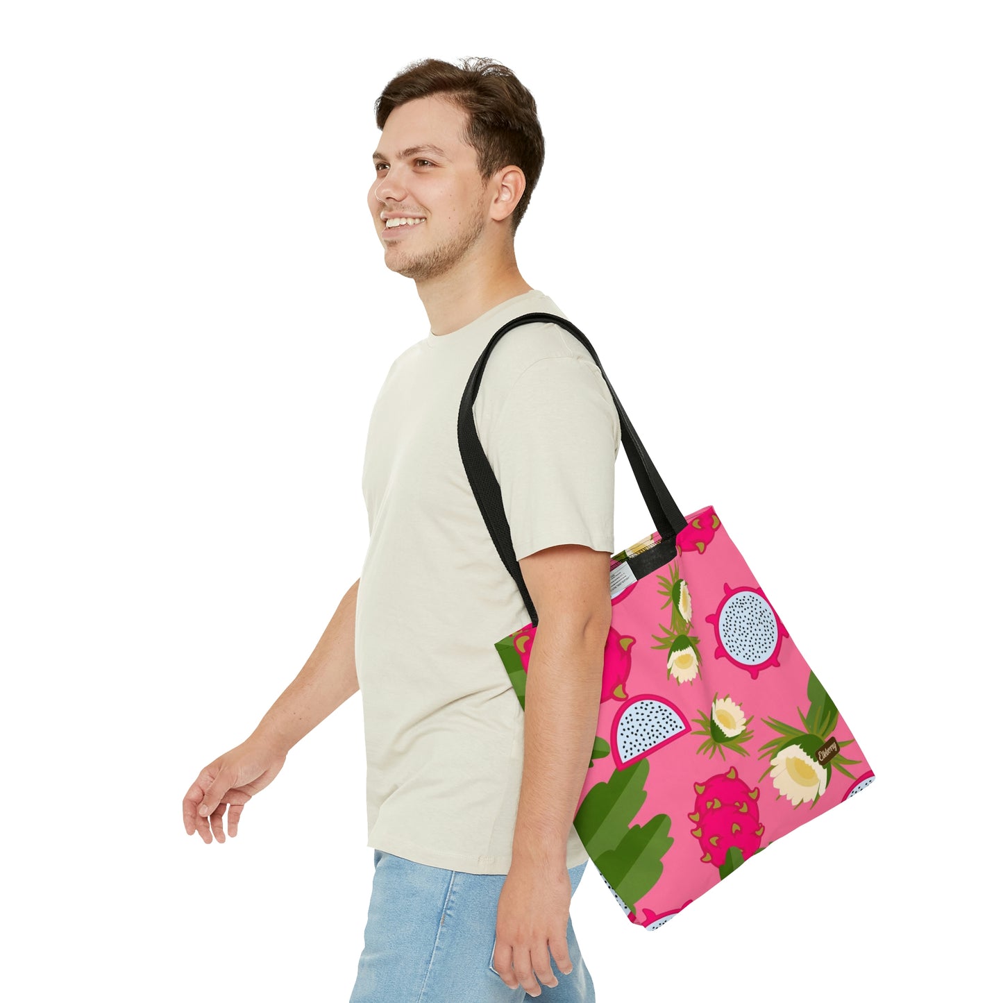 Lightweight Tote Bag - Dragonfruit