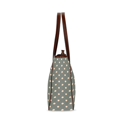 Cat & Dog - Sage Classic Tote Handbag
