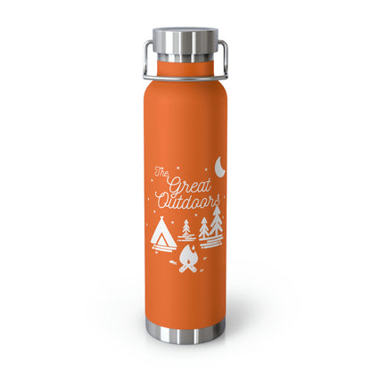 The Great Outdoors - Copper Vacuum Insulated Bottle, 22oz