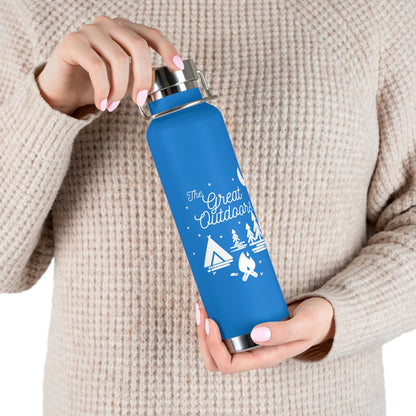 The Great Outdoors - Copper Vacuum Insulated Bottle, 22oz