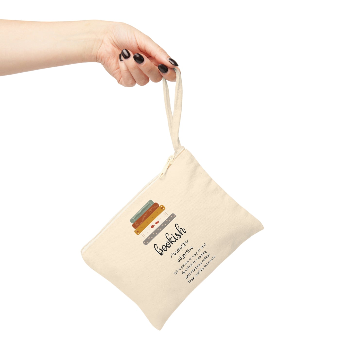 Cotton Zipper Pouch - Bookish Definition