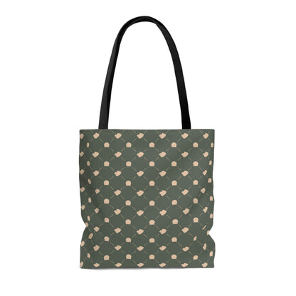 Lightweight Tote Bag - Cat & Dog in Sage