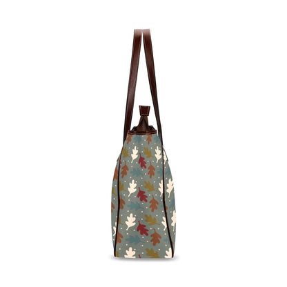 Fall Leaves - Sage Classic Tote Handbag