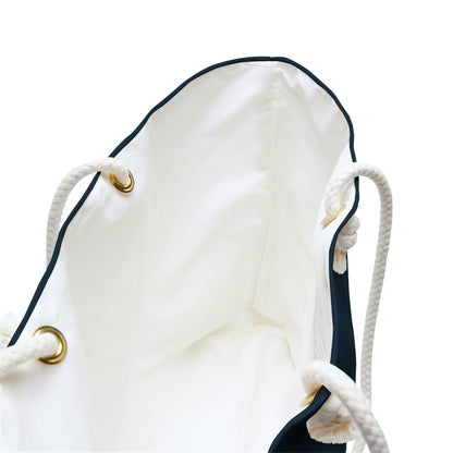 Weekender Tote Bag - Merry Christmas with Holly on Navy
