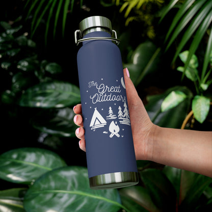 The Great Outdoors - Copper Vacuum Insulated Bottle, 22oz